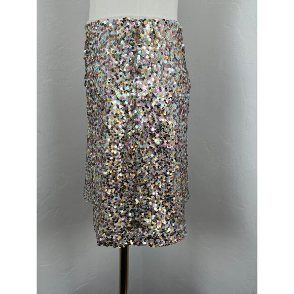 ON 34TH Sequins Knee-length "Confetti" Skirt (Womens: 10) - Picture 4 of 10